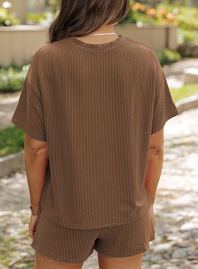 Two-Piece Ribbed Matching Set